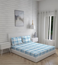300 TC King Bedsheet (Size-KING) (Color-LIGHT BLUE)